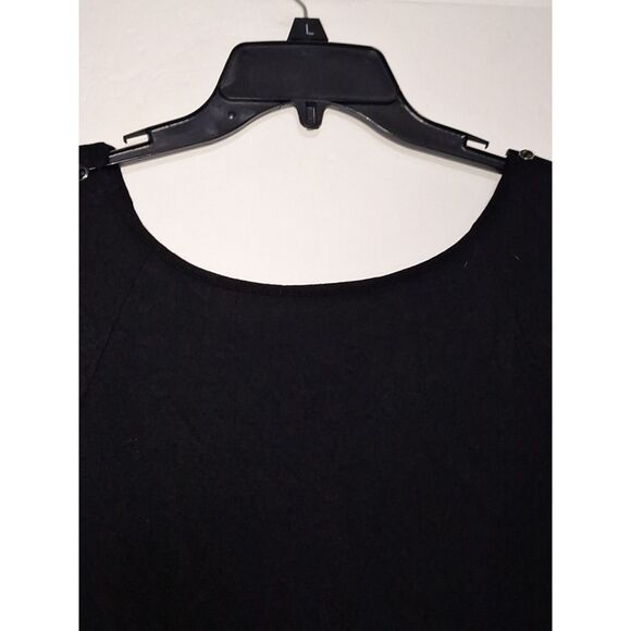 A Cable & Gauge Women's Plus Sized Top Black Office Siren, Steampunk, Y2K 2X - Picture 7 of 9